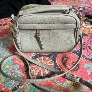 Grey crossbody purse